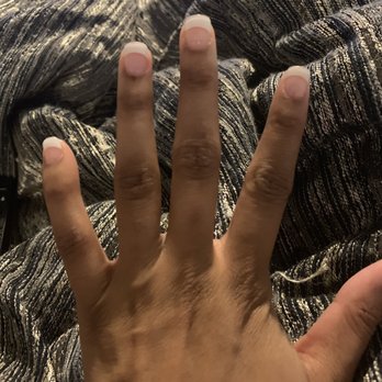 I NAILS & SPA - Pink and white - Nail Salons Near Me - Olympia, Washington