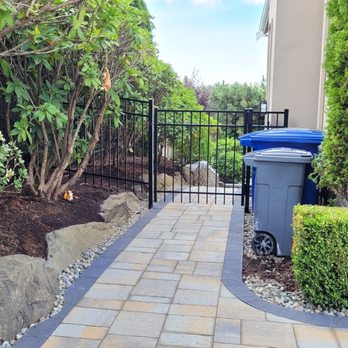 Arcadian Designs - Walkway + Aluminum gate. - Masonry/Concrete Near Me - Seattle, Washington Arcadian Designs - Walkway + Aluminum gate. - Masonry/Concrete Near Me - Seattle, Washington