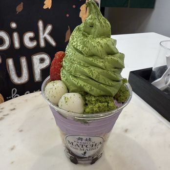 Premium Matcha Cafe Maiko - Special with ube and matcha ice cream - Ice Cream & Frozen Yogurt Near Me - Tempe, Arizona