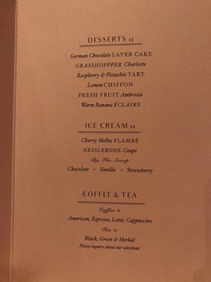 Menu photo 8 The Grill New York, NY Menu photo 8 The Grill New York, NY