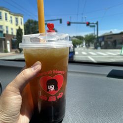 Sweet Heart - Medium Honey Green Classic Tea with less ice / July 2022