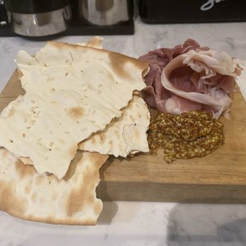 Botanero Restaurant - Prosciutto And Burrata Flatbread (I think) - Tapas/Small Plates Near Me - Rockville, Maryland Botanero Restaurant - Prosciutto And Burrata Flatbread (I think) - Tapas/Small Plates Near Me - Rockville, Maryland