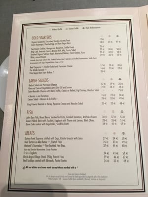 Menu photo 6 La Maison de la Truffe Paris, 75 Menu photo 6 La Maison de la Truffe Paris, 75