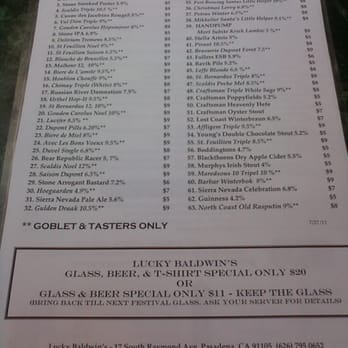 Lucky Baldwins Pub - HUGE beer list - Pubs Near Me - Pasadena, California Lucky Baldwins Pub - HUGE beer list - Pubs Near Me - Pasadena, California