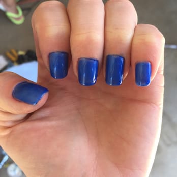 Angel's Nail and Spa - Polish doesn't go on cuticles. Jagged edge nails. Not cool! - Nail Salons Near Me - Redlands, California