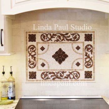 Linda Paul Studio - rachels flower mosaic tile metal medallion from Linda Paul Studio - Art Galleries Near Me Linda Paul Studio - rachels flower mosaic tile metal medallion from Linda Paul Studio - Art Galleries Near Me