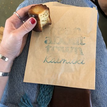 Bean About Town Honolulu - Canele and their hand stamped bag - Coffee & Tea Near Me - Honolulu, Hawaii