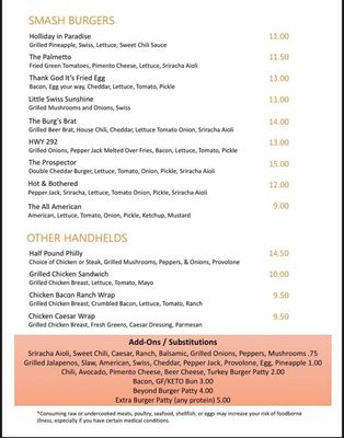 Menu photo 1 Holliday Brewing Inman, SC