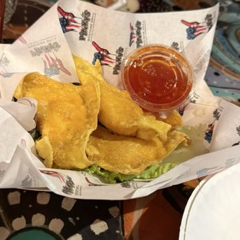 Pinky's Westside Grill - Pimento Cheese Wontons - Burgers Near Me - Charlotte, North Carolina Pinky's Westside Grill - Pimento Cheese Wontons - Burgers Near Me - Charlotte, North Carolina