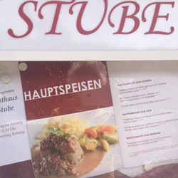 Gasthaus Stube - Öffnungszeiten und Speisekarte