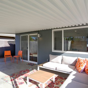 Cano Painting - Body painted gray and patio cover painted white. - Painters Near Me