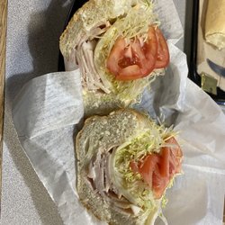 Cold turkey sandwich with provolone
