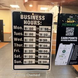 I'm here on Wednesday at 8:30p there's 3 people working and they said they are closed. Drove here for nothing. Don't come