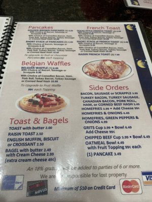 Menu photo 8 Moonlight Diner Glenside, PA