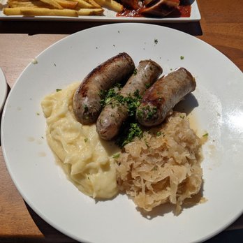 Ludwig's Biergarten - Sausage plate - German Near Me - Mountain View, California Ludwig's Biergarten - Sausage plate - German Near Me - Mountain View, California
