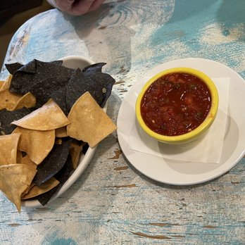 The Range Café - Blue and corn chips !! - Mexican Near Me - Bernalillo, New Mexico