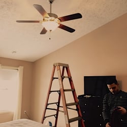 Ellenwood Electric - Finished ceiling fan installation.