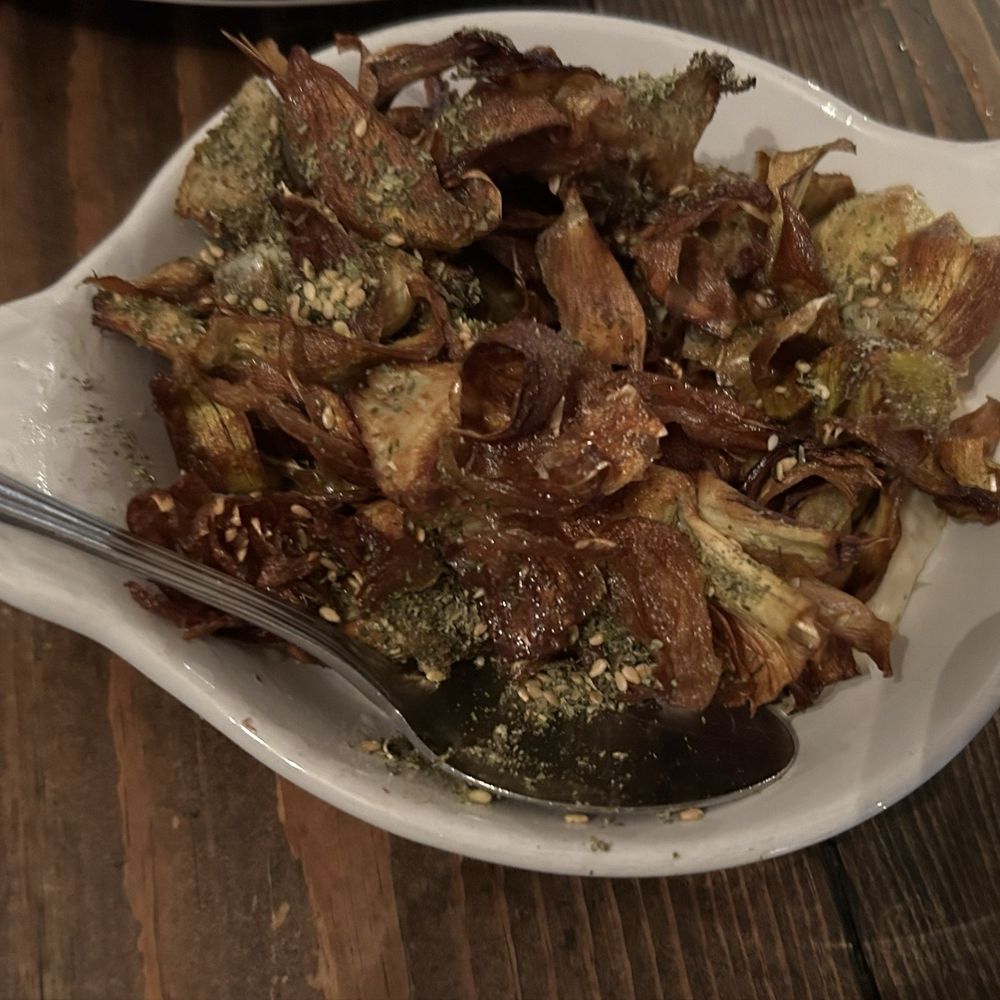 Hudson Clearwater - Vegan fried artichoke hearts - New American Near Me - New York, New York Hudson Clearwater - Vegan fried artichoke hearts - New American Near Me - New York, New York