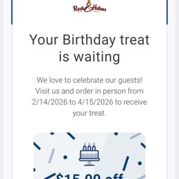 They don't honor but sent to my email