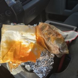 Chorizo con Huevo breakfast burrito