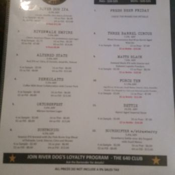 River Dog Brewing Co - beer menu - Breweries Near Me - Ridgeland, South Carolina River Dog Brewing Co - beer menu - Breweries Near Me - Ridgeland, South Carolina