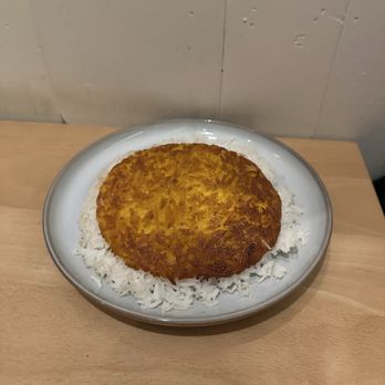 Delara - Crispy rice - IG @bougiefoodieboi - Persian/Iranian Near Me - Vancouver, British Columbia Delara - Crispy rice - IG @bougiefoodieboi - Persian/Iranian Near Me - Vancouver, British Columbia