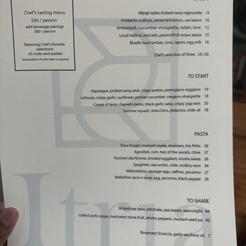 Itria - Menu July 2023 - Italian Near Me - San Francisco, California Itria - Menu July 2023 - Italian Near Me - San Francisco, California