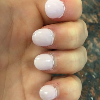 Vnails - This is right when he finished.. - Nail Salons Near Me - Tacoma, Washington