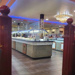 Buffet view from table