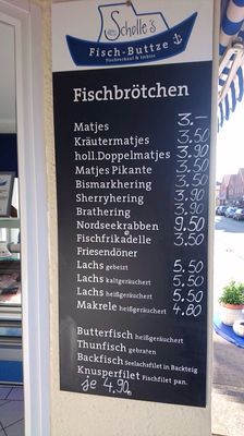 Menu photo 2 Scholle's Fisch-Buttze Wittdün, SH Menu photo 2 Scholle's Fisch-Buttze Wittdün, SH