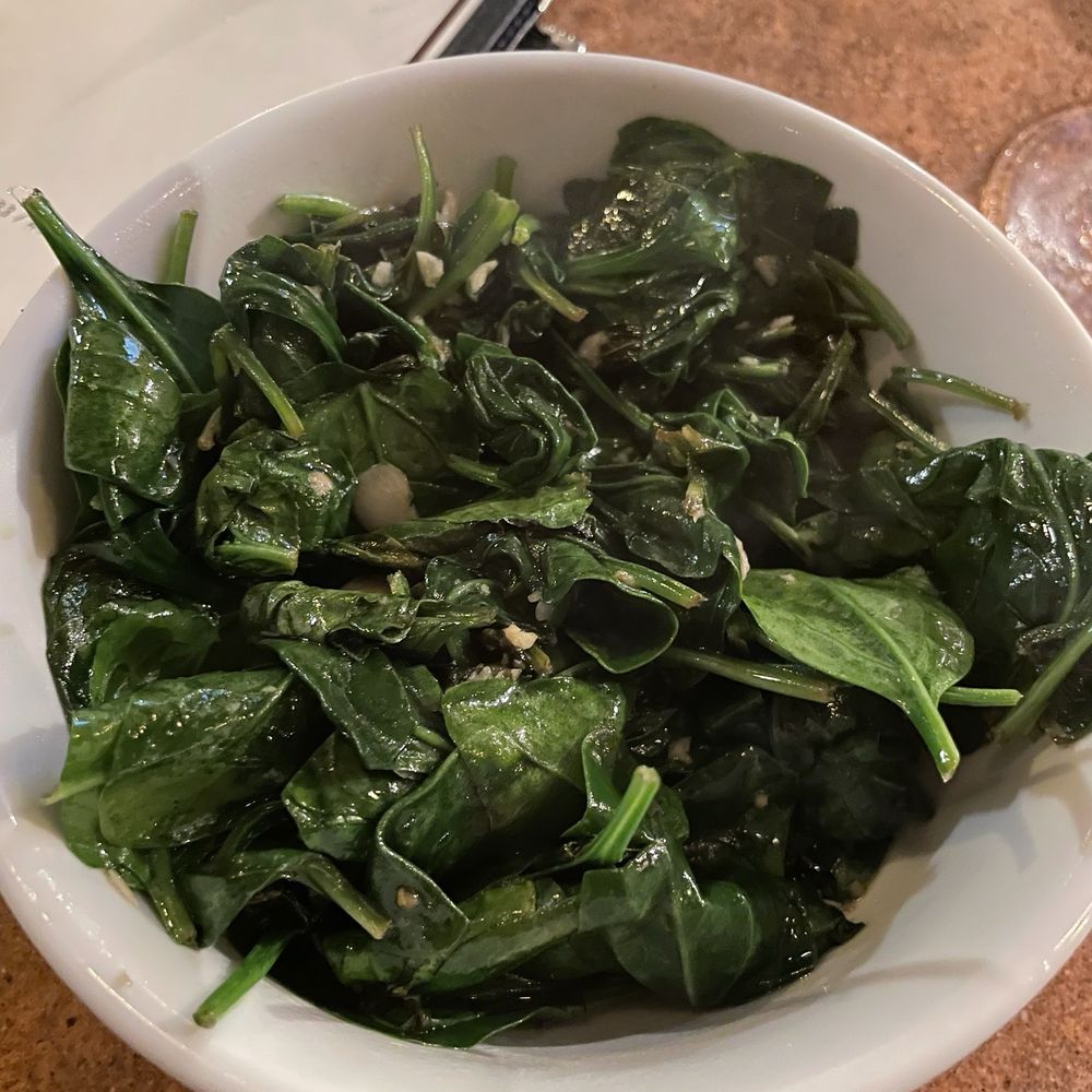 The Corner Room - Wilted spinach - Italian Near Me - Portland, Maine