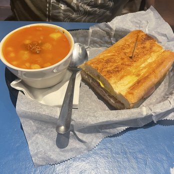 Ybor Grille - Delicious garbanzo soup and Cuban sandwich - Cuban Near Me - Ruskin, Florida