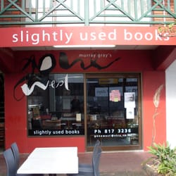 Murray Gray's Gone West Books - Slightly Used Signage