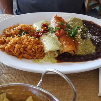 Cha Cha's Latin Kitchen - 3 combo enchilada - Mexican Near Me - Irvine, California