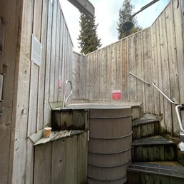 Combination sauna and hot tub Combination sauna and hot tub