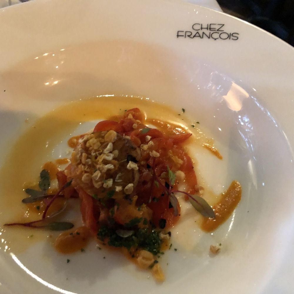 Chez Francois Restaurant - Fruit Wood Smoked Salmon & Peekytoe Crqb Timbale, Malossol Osetra Caviar - French Near Me - Vermilion, Ohio Chez Francois Restaurant - Fruit Wood Smoked Salmon & Peekytoe Crqb Timbale, Malossol Osetra Caviar - French Near Me - Vermilion, Ohio