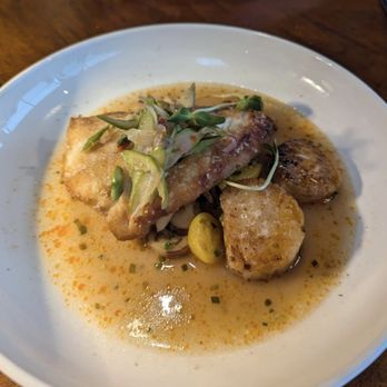 The Restaurant at Gideon Ridge - Red snapper - New American Near Me - Blowing Rock, North Carolina