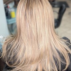 Mozart the Salon - Babylights, color, haircut by our stylist Lauren @serving.hair