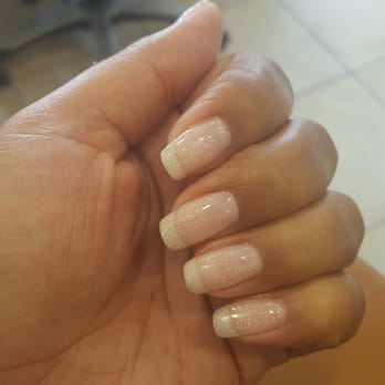 Lavender Nails - My gel powder nails. - Nail Salons Near Me - Long Beach, California
