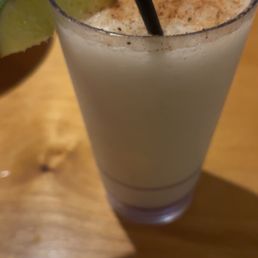 A delicious key lime pie crush drink. A delicious key lime pie crush drink.