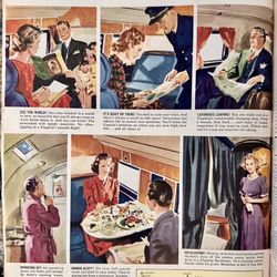 American Airlines - Full page Advert in Time Vol. XXXV No. 14 March 25, 1940