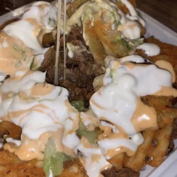 Town Popup - The cheese pull on the Carne Asada Fries - Pop-Up Restaurants Near Me - Oakland, California