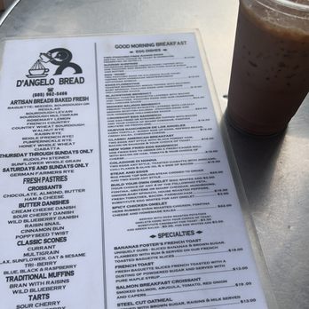 D'Angelo's Bakery - Menu - Breakfast & Brunch Near Me - Santa Barbara, California D'Angelo's Bakery - Menu - Breakfast & Brunch Near Me - Santa Barbara, California