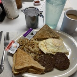 Simply Country Cafe - Regular Two-Egg & Sausage Breakfast. Very good indeed!