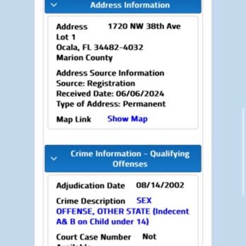 Arrowhead Campsites & Mobile Home Park - POS pedophile/live-in resident. lives at lot #1. Still pandering little boys to this day. The management/his family does not care. - Mobile Home Parks Near Me - Ocala, Florida Arrowhead Campsites & Mobile Home Park - POS pedophile/live-in resident. lives at lot #1. Still pandering little boys to this day. The management/his family does not care. - Mobile Home Parks Near Me - Ocala, Florida