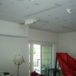 Syndicate Building Solutions - Ceiling water damage from 2nd floor apartment