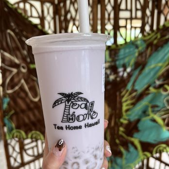 Tea Home - Kaneohe - Taro Coconut Milk w/ Agar Boba - Bubble Tea Near Me - Kaneohe, Hawaii Tea Home - Kaneohe - Taro Coconut Milk w/ Agar Boba - Bubble Tea Near Me - Kaneohe, Hawaii