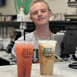 Fit City Nutrition - Georgia Peach tea & Dulce de Leche coffee meal