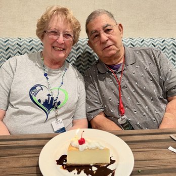 Muckleshoot Restaurant - Cheesecake for Anniversary dessert. - Breakfast & Brunch Near Me - Auburn, Washington Muckleshoot Restaurant - Cheesecake for Anniversary dessert. - Breakfast & Brunch Near Me - Auburn, Washington