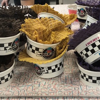 Juke N Jive Creamery - Various flavors of waffle bowls - Ice Cream & Frozen Yogurt Near Me - Braselton, Georgia Juke N Jive Creamery - Various flavors of waffle bowls - Ice Cream & Frozen Yogurt Near Me - Braselton, Georgia
